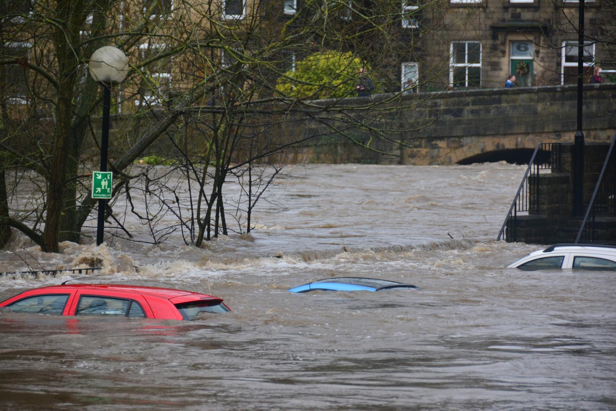 The Bingley Floods, Bradford, UK, 2015